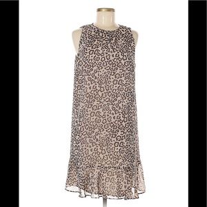 NWT Ann Taylor Loft Cheetah Print Dress
